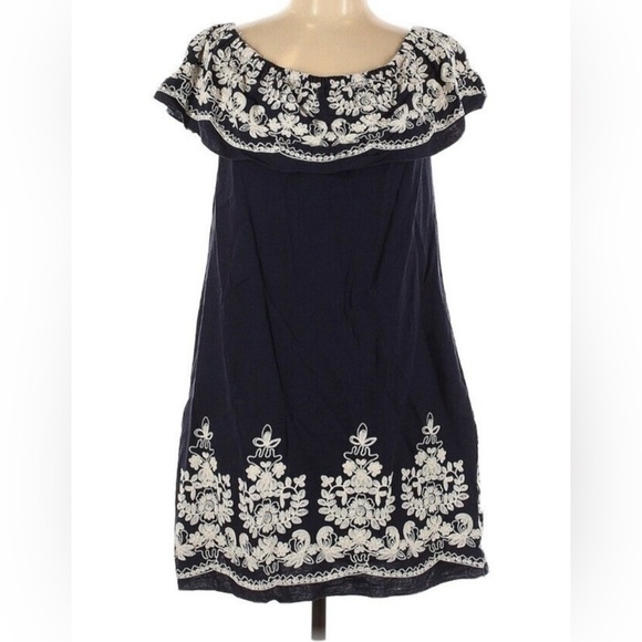 LABEL by five twelve Dresses & Skirts - Label By Five Twelve Embroidered Linen Dress Size Xl Woman Pockets